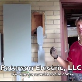 Overhead Electrical Service Change With Meter & Main Panel- Part 2